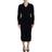 Dolce & Gabbana Black Wool Knitted Sheath Sweater Dress IT44