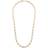 Rabanne Rabanne Eight nano chain necklace women Brass One Gold