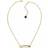 Karl Lagerfeld Safety Pin Necklace - Gold/Black/Transparent