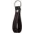 Torro Leather Loop Keyring - Black/Red