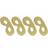 Folat Eye Mask Gold Glitter 4-pack