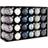 WeRChristmas Shatterproof Luxury Blue/Charcoal/Dove Grey/Silver Julgranspynt 48st