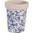 Esschert Design Long Tom Round Pot Planter Blue/White ∅12.4cm