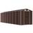 vidaXL Haveskur 191x555x198 galvaniseret brun (Areal )