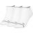 Calvin Klein 3-pack Women Athleisure Sneaker Socks White One