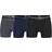 JBS Boy's Bamboo Boxershorts 3-pack - Black/Grey/Navy