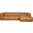 Woood Bean Brown Sofa 305cm