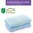 Bloomsbury Bloomsbury mill baby blanket swaddle comforter cotton soft cellular blue 2 pack
