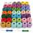 42 colourful double-knitting yarn balls 10g dk crochet cotton yarn with hooks