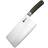 Hexclad Damascus Steel 7 Inch Cleaver with Steel Bolster Handle Chef's Knife 7.1 "