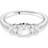 Swarovski Attract Trilogy Ring - Silver/Transparent