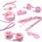 Baseks Pink Fluffy Nybörjare Bondage Set Ljusrosa Ljusrosa