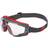 3M GG501 Full Coverage Safety Glasses - Grey/Red
