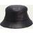 Loewe Leather bucket hat black