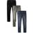The Children's Place Boy's Slim Super Skinny Jeans 3-pack - Multicolour