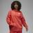 Nike Women's Flt Flc Hoodie Lobster - Röd