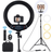 Eoto Light 18 inch led ring light with tripod stand dimmable makeup selfie ring light for