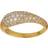 ByBiehl Ocean Flow Ring Sparkle - Gold Plated Silver