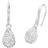 Grace Amor Earrings 925 Sterling Silver Women's Earrings - Silver