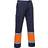 Portwest 2-farbige Warnschutz-Combat Hose, Größe: XL, Farbe: Orange/Marine, E049ONRXL