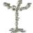 Polspotten 'drip' Four Arms Candlestick 12.6"