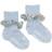 Go Baby Go Non-Slip Socks Bamboo - Sky Blue/Liberty Ruffle