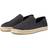 Toms Herren Slipper Schuhe Santiago Espadrille Canvas Freizeit Elegant Slip-Ons Uni Santiago schwarz-grau Canvas