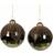 A Lot Decoration Glass Ball Poppy Green Julgranspynt 4st