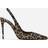 Dolce & Gabbana Satin slingbacks with fusible rhinestones