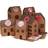 Panduro Hobby Fold 24 beautiful Houses from Kraft Paper Adventskalender