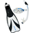 Aqualung Compass Snorkelset Vit 40-42