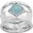 Silpada Silpada 'Marine Life' Aquamarine Ring in Sterling Silver, Blue