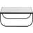 Tati High White Marble/Char Grey Soffbord 90x90cm