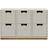 Asplund Snow B2 Bureau Light Grey Förvaringsskåp 90x59cm