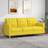 vidaXL 3-Sitssoffa Ljusgul 180 cm Tyg Soffa 3-sits