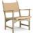 Swedese Caryngo Natural Lacquered Oak/Leather Fåtölj 77cm