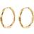 Pilgrim Eddy Large Hoops - Gold