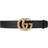 Gucci Nero Logo-Buckle Wide Leather Belt - Black