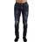 Dolce & Gabbana Blue Cotton Stretch Tattered Denim Jeans IT58