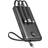 Veektomx Power Bank with Built-in Cable 10000mAh Black