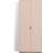 Asplund Snow F high cabinet Rose Pink Förvaringsskåp 90x210cm