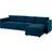 IKEA VIMLE Dark Green Blue Soffa 322cm 4-sits