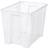 IKEA SAMLA Transparent Förvaringslåda 65L