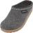 Haflinger franzl ladies wide fit felt mule slippers anthracite