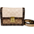 Coach Hutton Belt Bag In Blocked Signature Canvas With Snakeskin Detail - Brass/Tan Sand