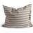 Lovely Linen Misty Örngott Svart, Beige (80x40cm)