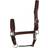 Horse Guard Leather Halter For Horses - Marron