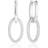 Sif Jakobs White Zirconia Ellisse Due Earrings SJ-E2310-CZ