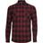 Urban Classics Checked Flanell Shirt - Schwarz/Burgund