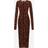 Dolce & Gabbana Cherry-print tulle calf-length dress with draping